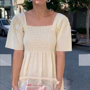 Lisa says gah! NWT Toni dress in oat milk